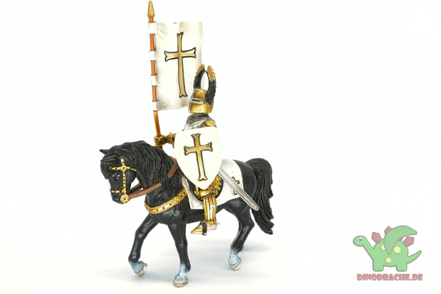 Schleich Fahnenträger auf Pferd 70035